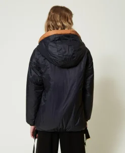 Wattierte Wendejacke