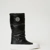 Wattierter Stiefel Mit Logo