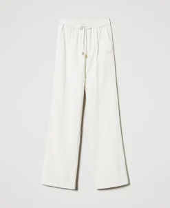 Weite Hose Aus Samt