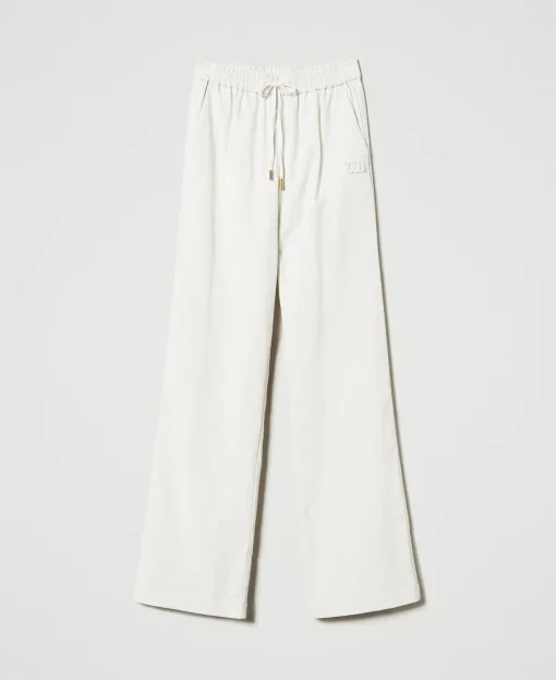 Weite Hose Aus Samt