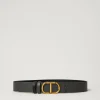 Wendegürtel Aus Leder Mit Oval T