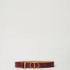 Wendegürtel Aus Leder Mit Oval T