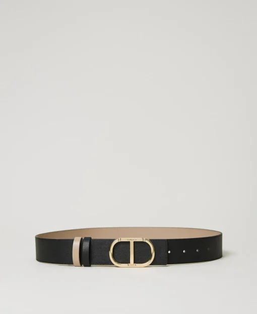 Wendegürtel Aus Leder Mit Oval T