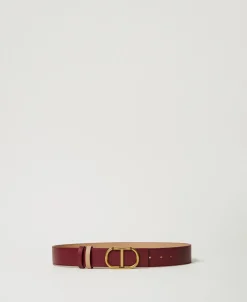 Wendegürtel Aus Leder Mit Oval T
