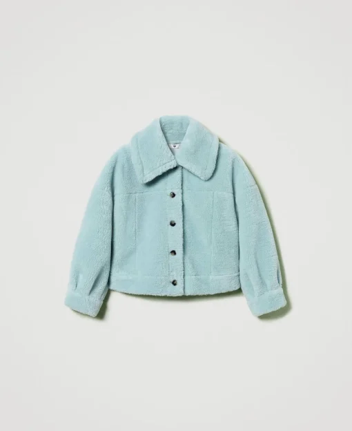 Wendejacke Mit Pelzimitat