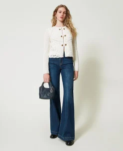 Wide-Leg-Jeans Mit Fünf Taschen