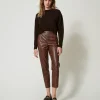 Zigarettenhose Aus Eidechsenlederimitat