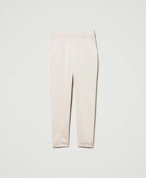 Zigarettenhose Aus Satin