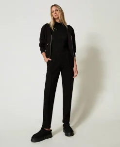 Zigarettenhose Aus Sweatstoff