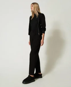 Zigarettenhose Aus Sweatstoff
