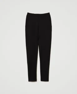 Zigarettenhose Mit Gummizug